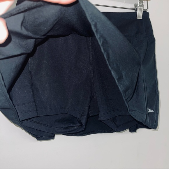 Brooks Skort Women's Size Small Black Skirt‎ Short Mid-rise Lightweight Chaser - Picture 7 of 11